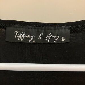 Tiffany & Grey Black Top